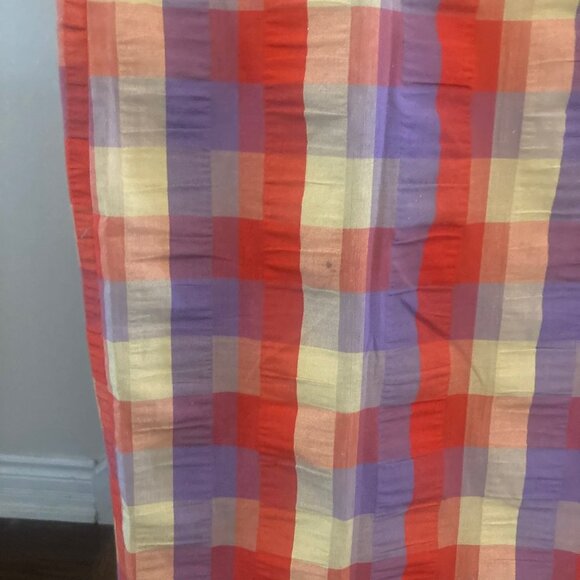 Plaid Dress with Ruffle Hem - Picture 8 of 11